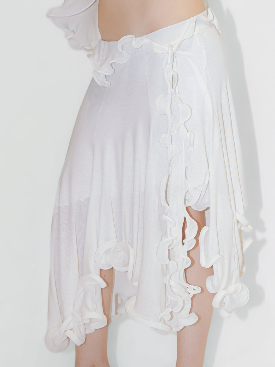 Carla Midi Ruffle Skirt