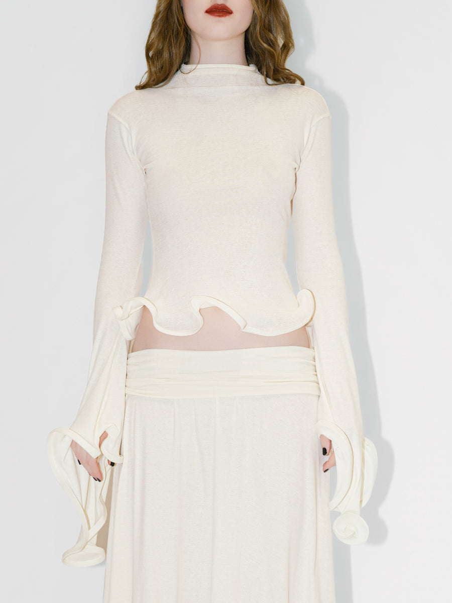 Moon moth long sleeve top