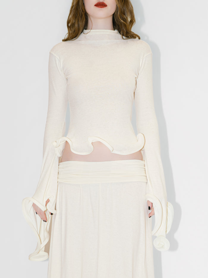 Moon moth long sleeve top