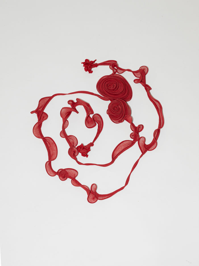 Gardenia Scarf Red
