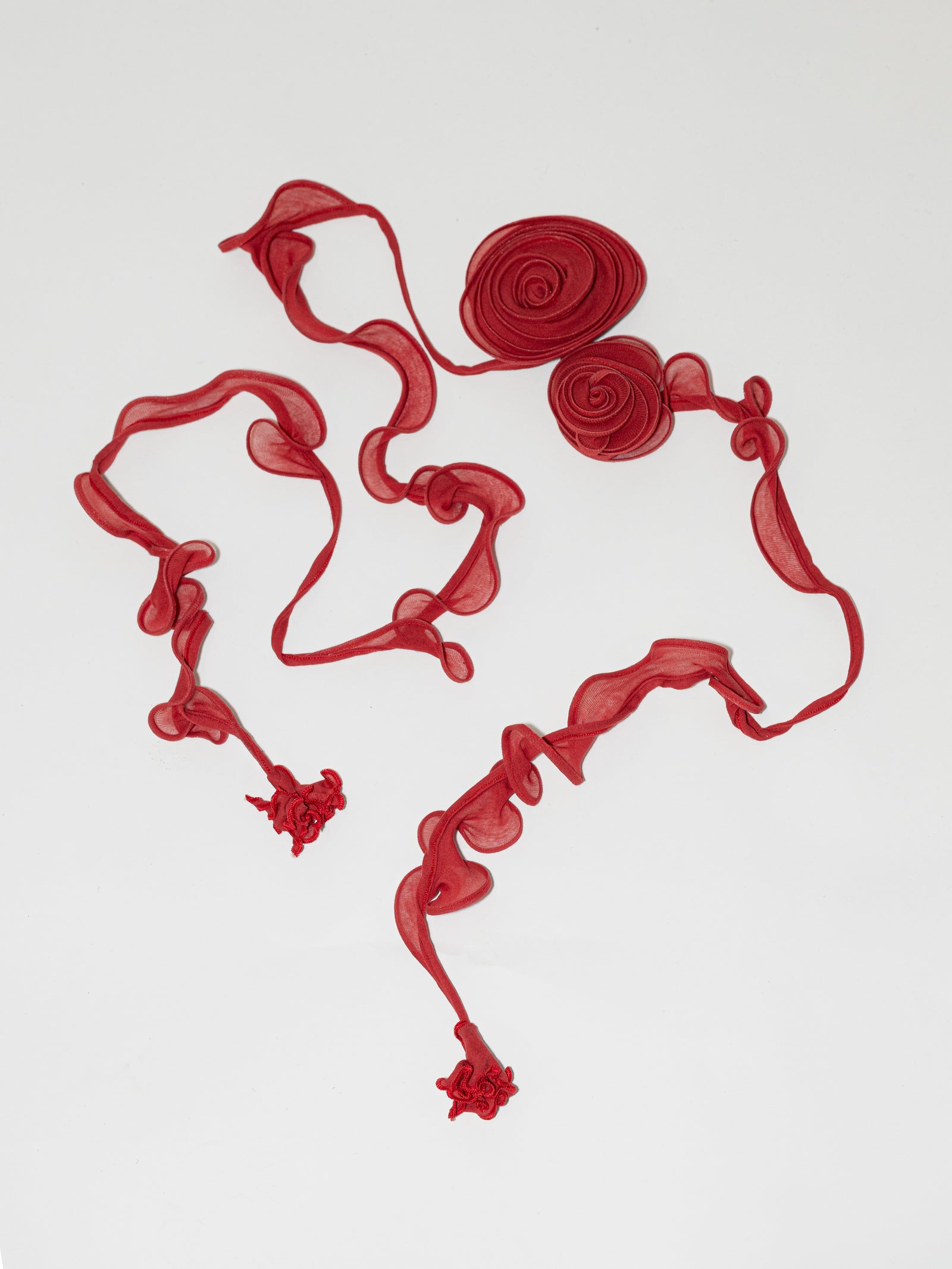 Gardenia Scarf Red