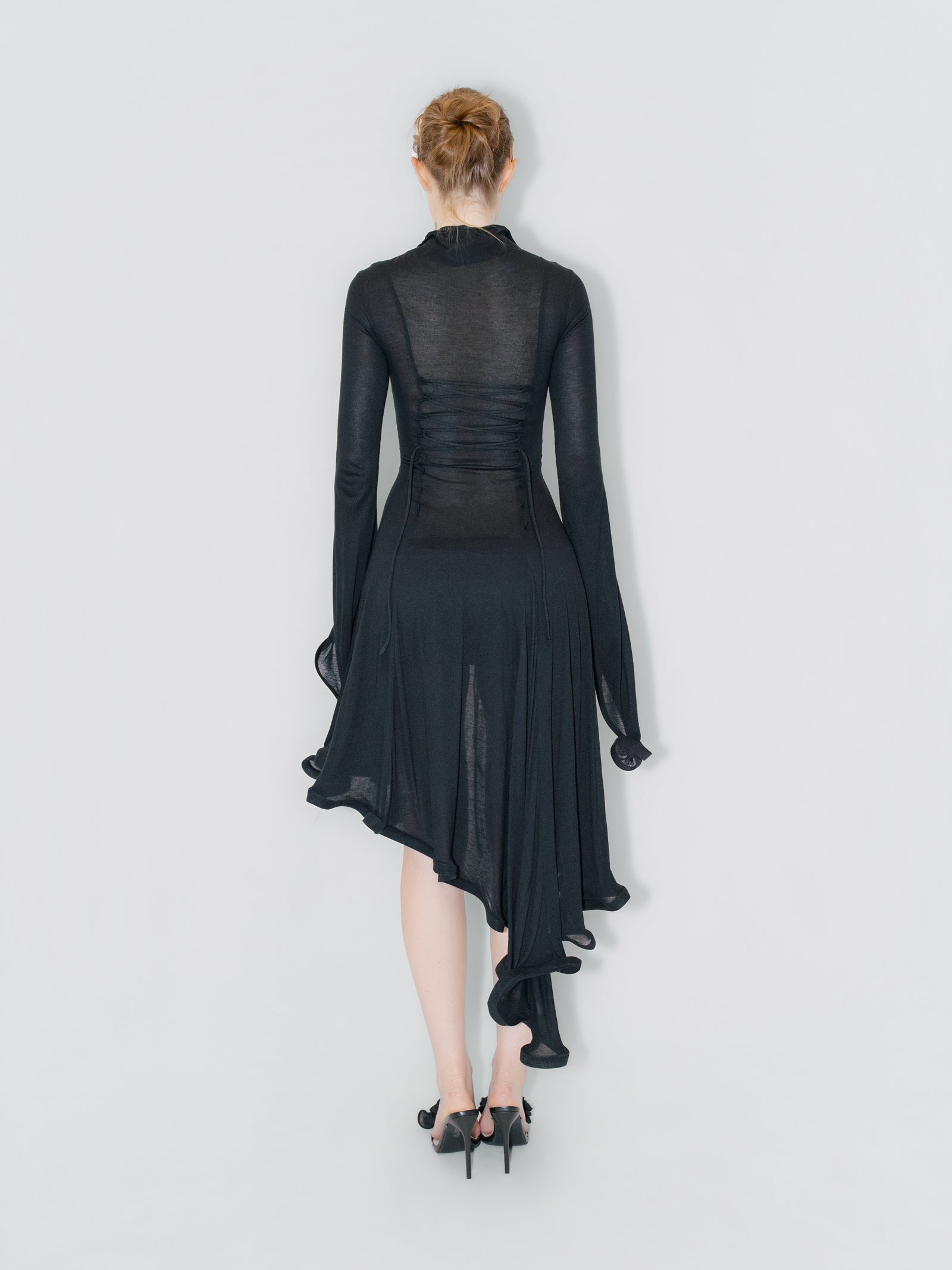 Solandra Lace up Maxi Cardigan