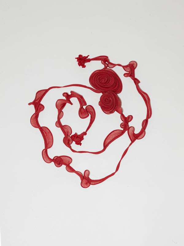 Gardenia Scarf Red